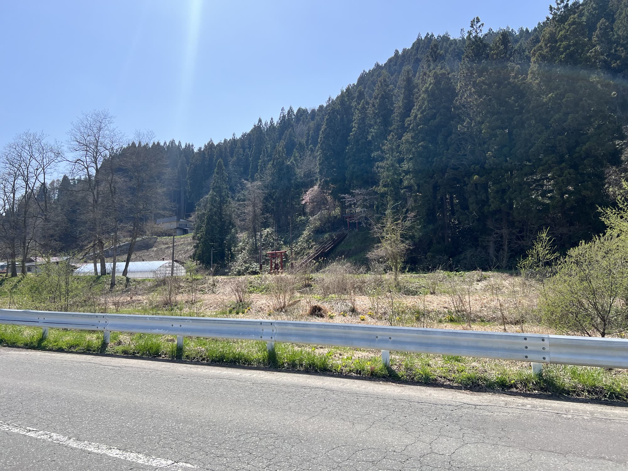View from the road — Hono Inari Shrine